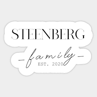 Steenberg Family EST. 2020, Surname, Steenberg Sticker